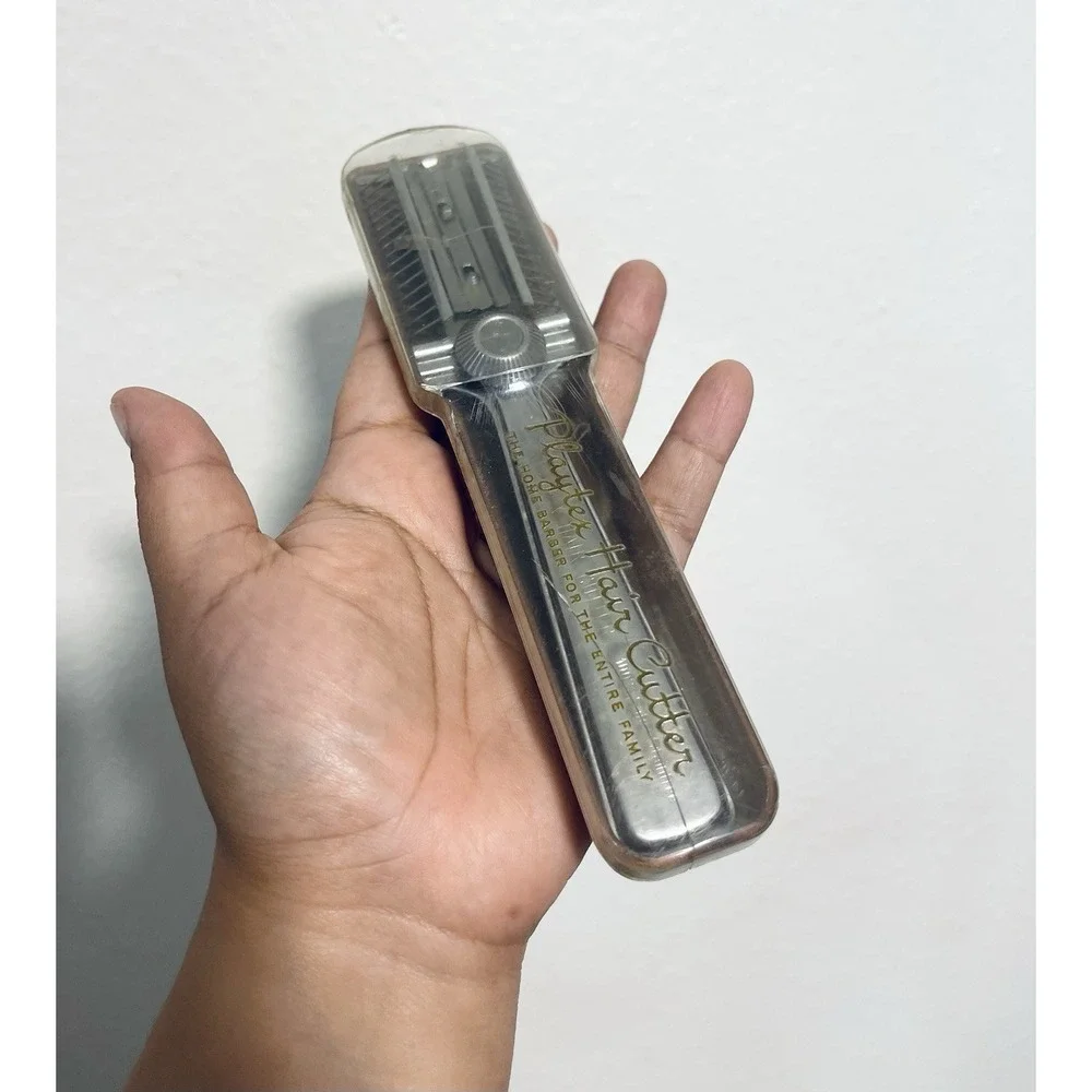 VINTAGE Playtex Hair Cutter Home Barber Trimmer w/Original Case Made In USA READ